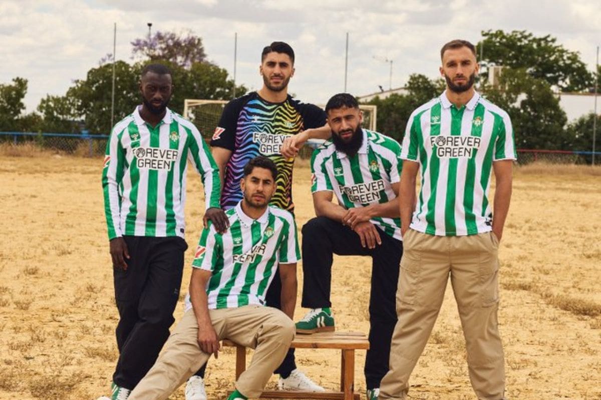 de Manuel Pellegrini eligió un modelo retro para enfrentar la temporada 2023/24. Foto: Betis.