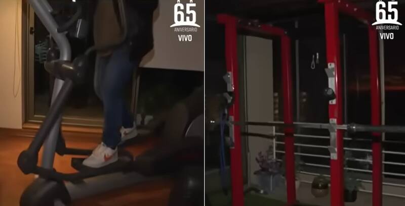 El departamento de Arturo Longton. Créditos: Pantallazo Canal 13