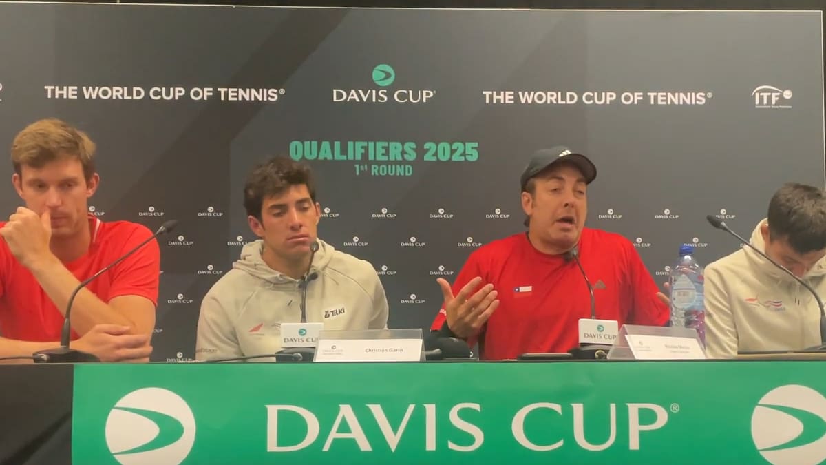 Nicolás Massú y el equipo chileno indignados: así fue la conferencia posterior a la polémica en Copa Davis