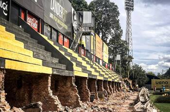 Renovación total: comenzó demolición de tradicional estadio sudamericano