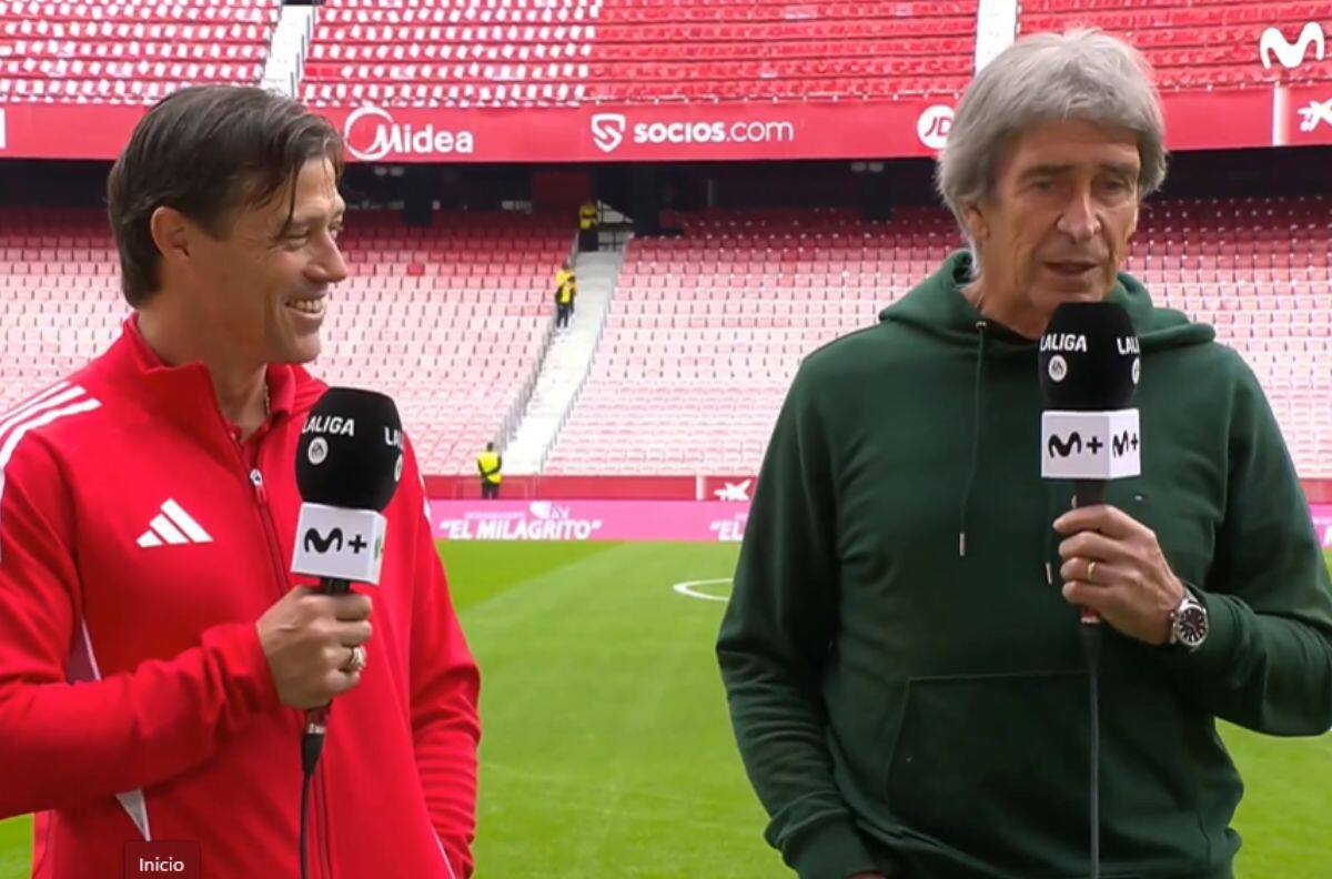 VIDEO | “Señor del fútbol”: DT del Sevilla quedó maravillado tras conocer a Manuel Pellegrini