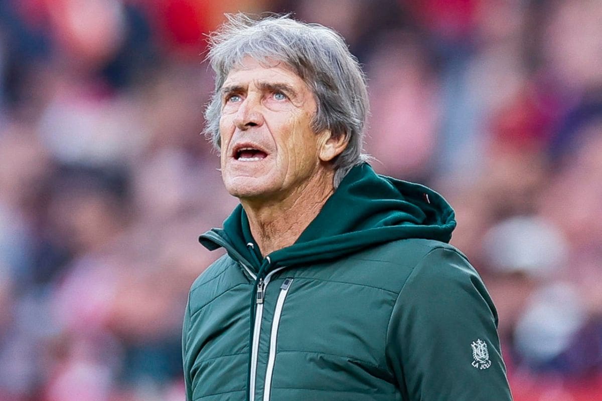 Nueva clase magistral de Manuel Pellegrini en La Liga. Foto: EFE.