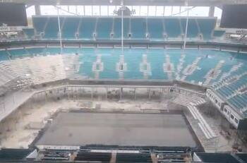 VIDEO | La impresionante “metamorfosis” del Hard Rock Stadium para recibir el Masters 1000 de Miami