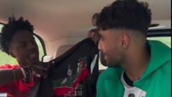 VIDEO | Famoso influencer Speed recibió la camiseta de Palestino en su visita a Alemania
