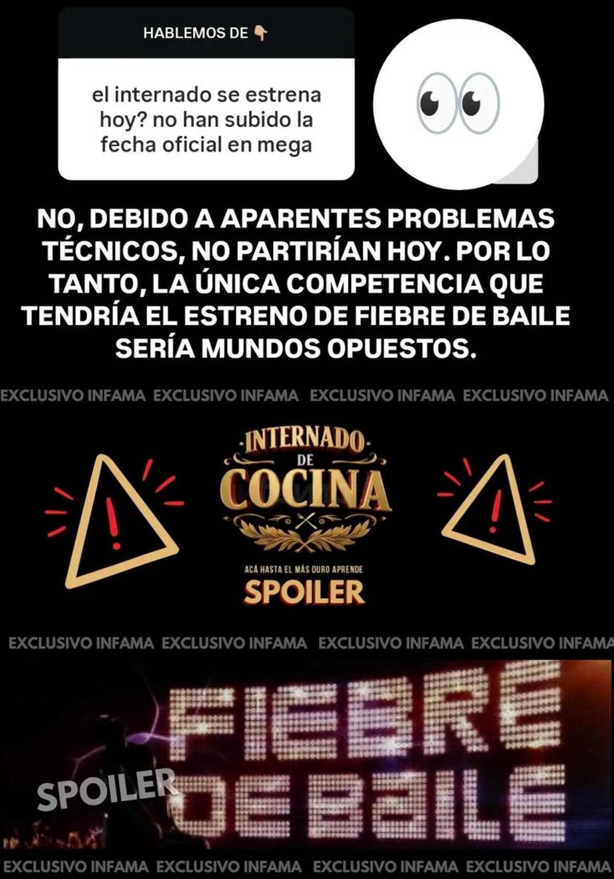 El reality de Mega no se estrenará este domingo.