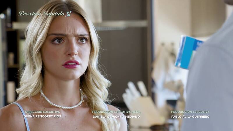 Esta fue la reacción de Monse con la "solución" de Joaquín. Créditos: Mega.