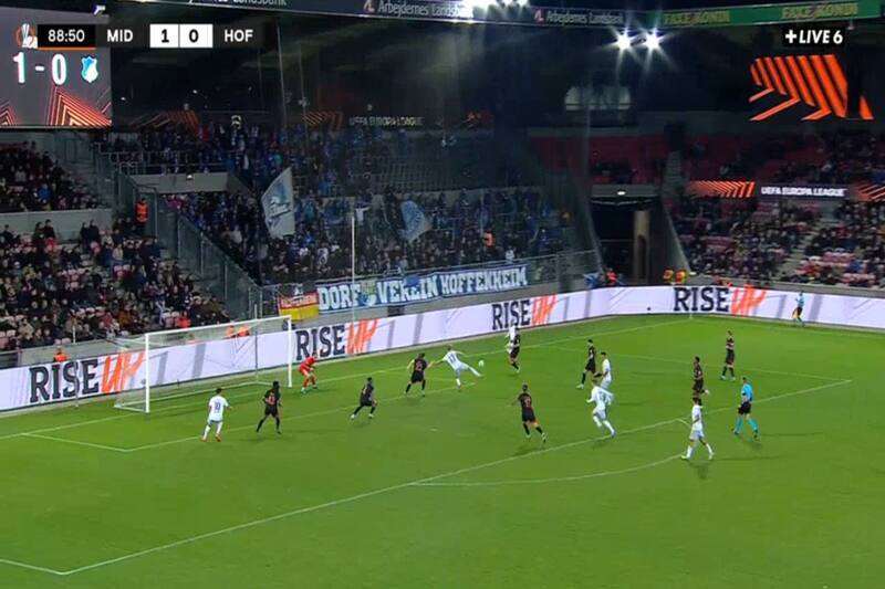 sufrió con un gol de último minuto en la Europa League.