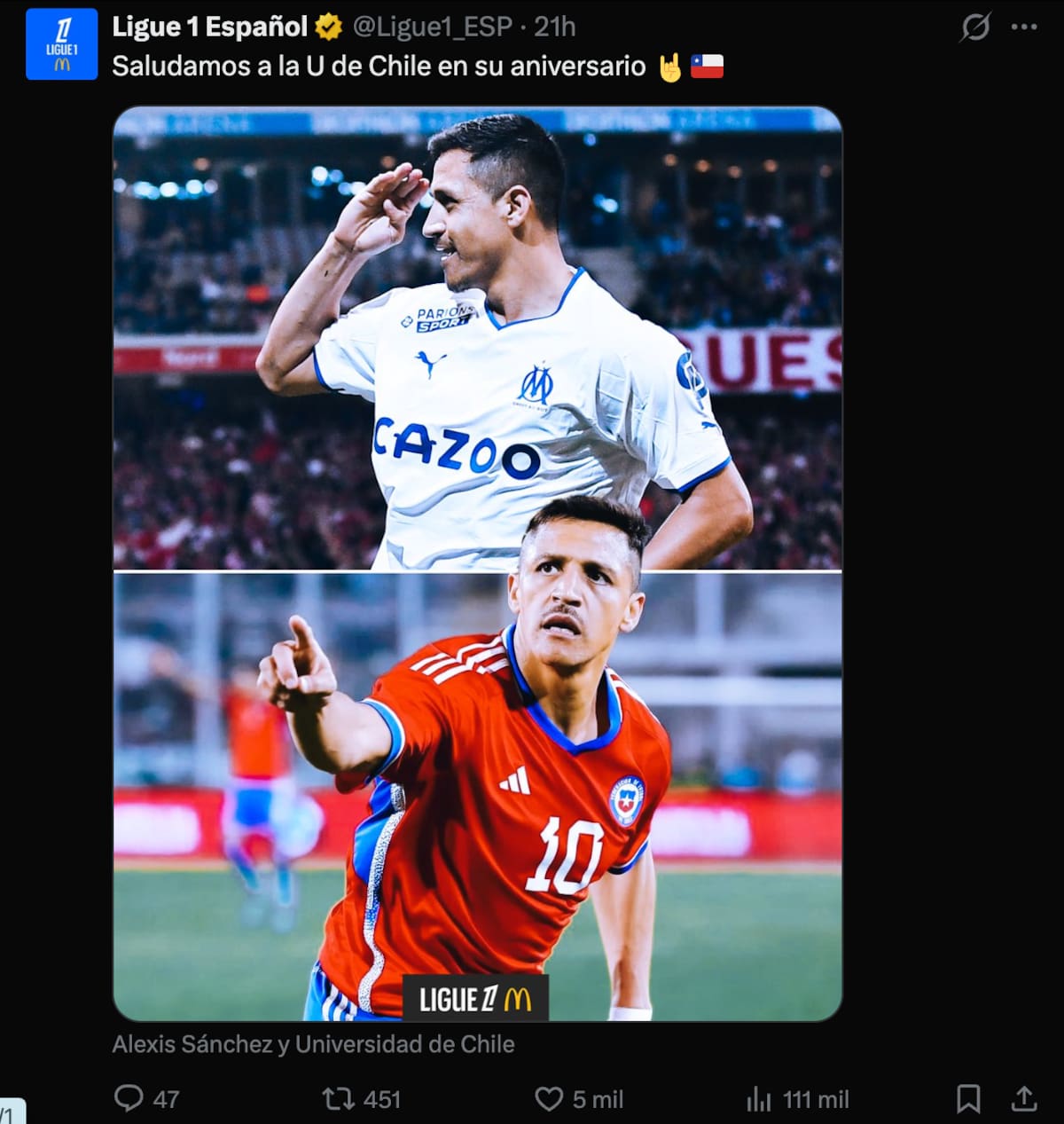 Para el aniversario 99.