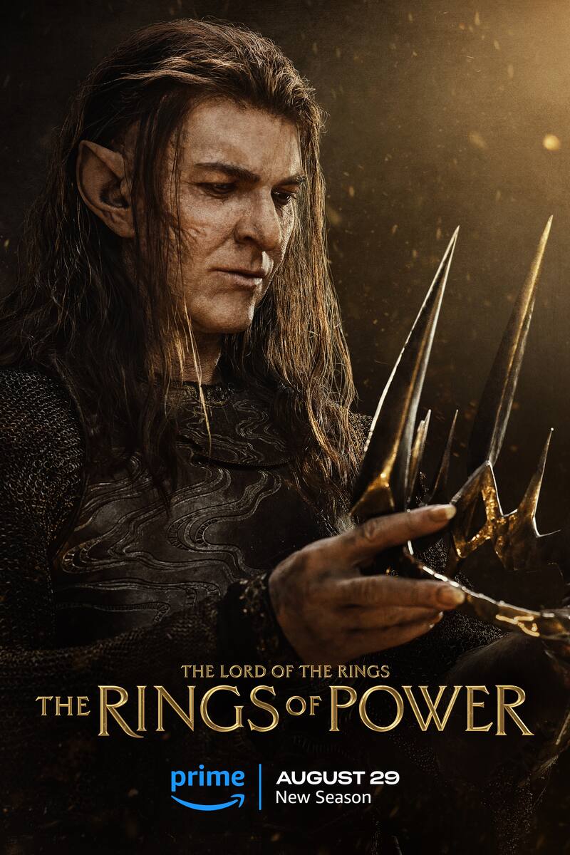 El poster oficial de la segunda temporada de “El Señor de los Anillos: Los Anillos de Poder”