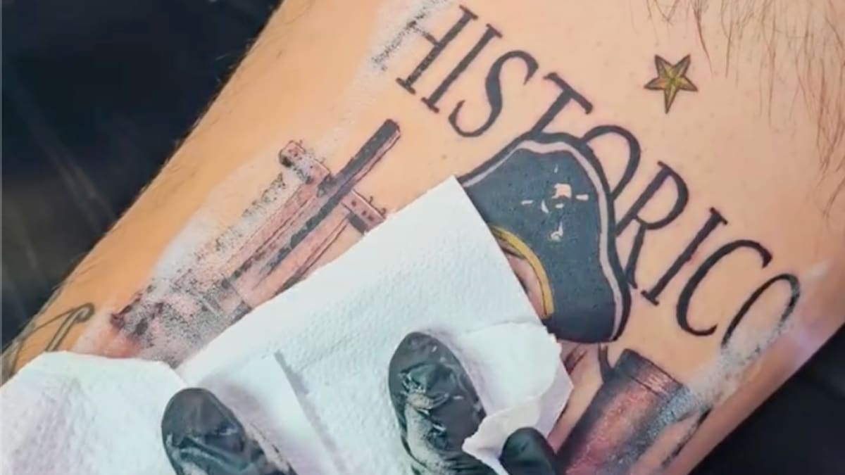 VIDEO | “Una historia imborrable”: Mono Sánchez sorprende a todo Coquimbo con espectacular tatuaje