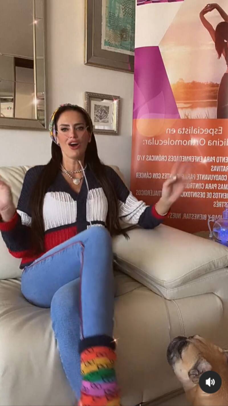 Video de redes sociales de Adriana Barrientos/ Instagram