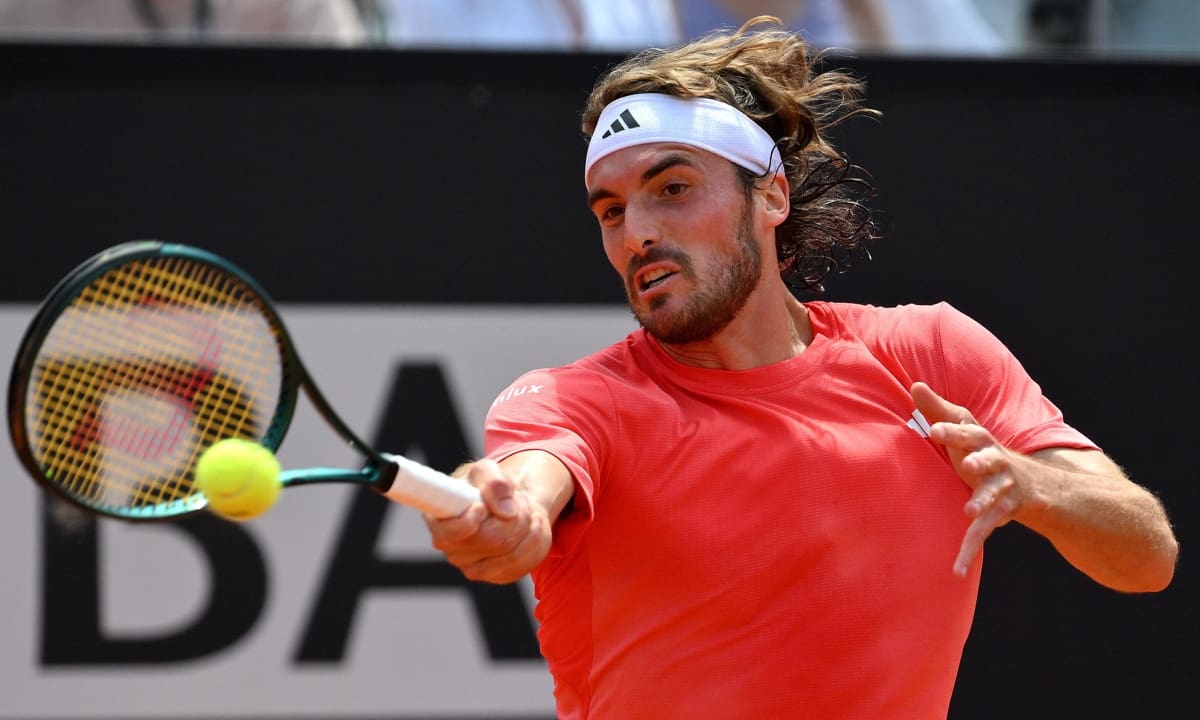 El último título de Tsitsipas en el circuito ATP fue en abril, tras coronarse en el Masters 1000 de Montecarlo. (Foto: EFE)