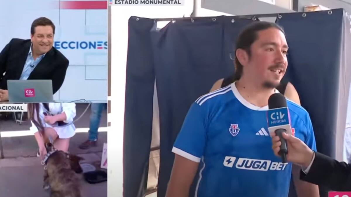 VIDEO | Elecciones 2024: La burla de JC Rodríguez a Colo Colo y un hincha de la U en el Estadio Monumental