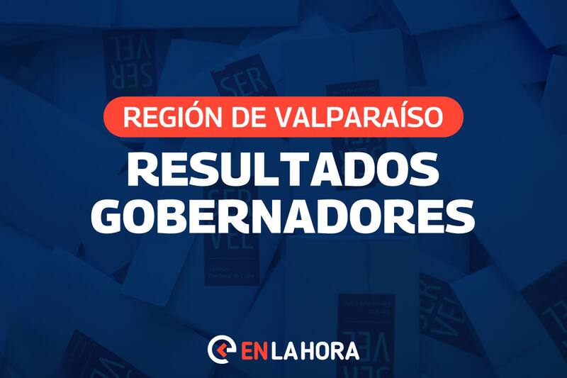 resultados segunda vuelta gobernadores en la Región de Valparaíso.