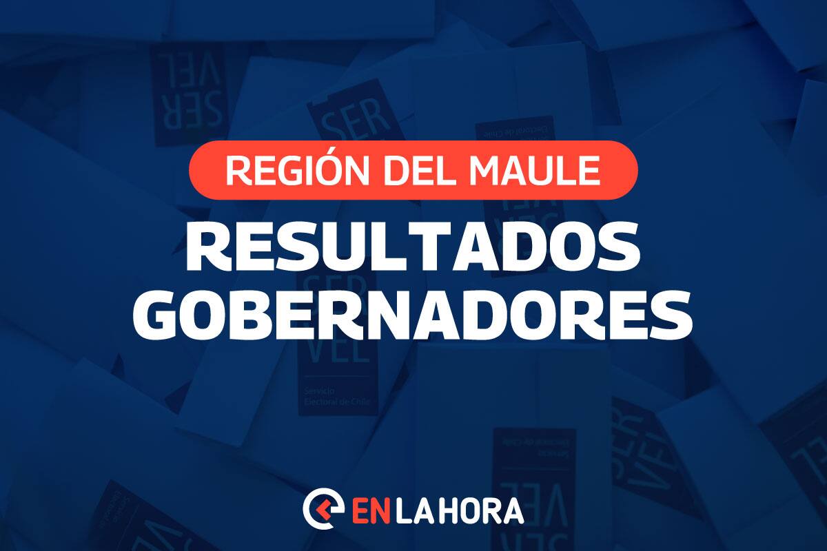 resultados segunda vuelta gobernadores en la Región del Maule.