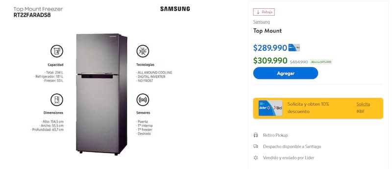 Lider presenta nuevas ofertas en estos productos.