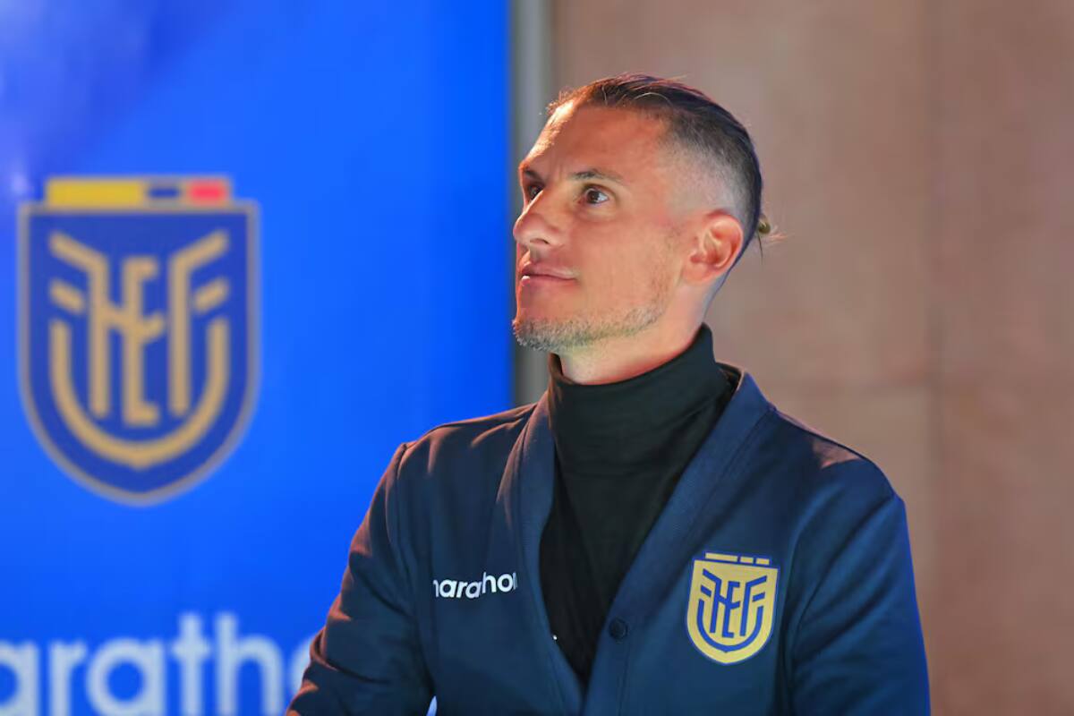 Sebastián Beccacece, hoy entrenador de Ecuador.