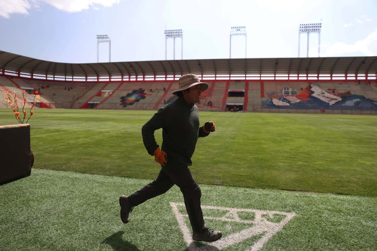 Estadio El Alto en Bolivia. EFE