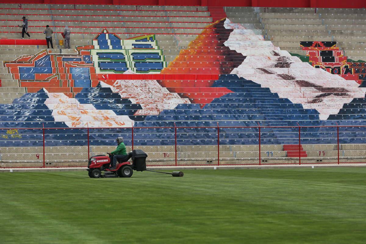 Estadio El Alto en Bolivia. EFE