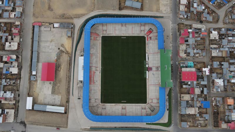 Estadio El Alto en Bolivia. EFE