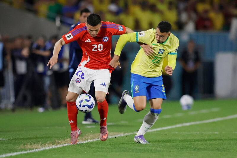 Brasil venció a Chile en Río de Janeiro. Foto: EFE.