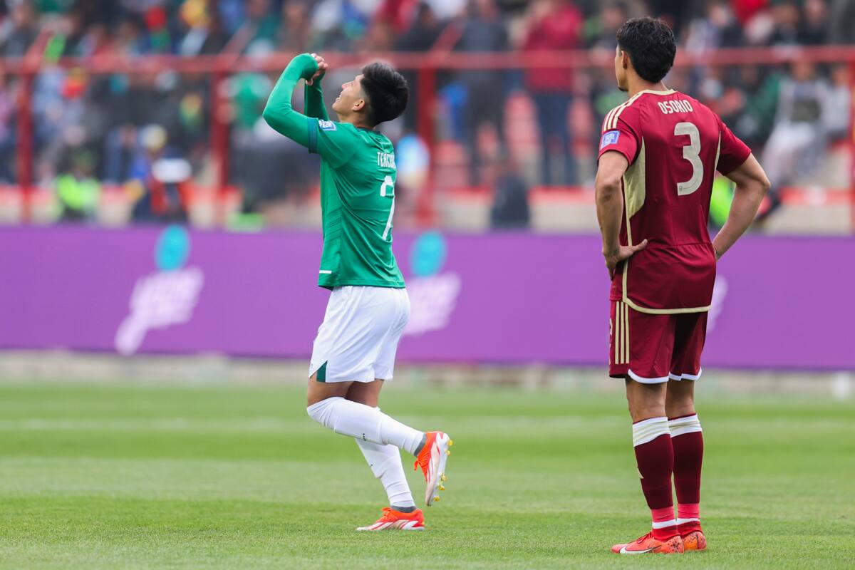 Bolivia goleó a Venezuela. EFE