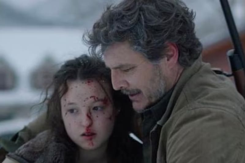 Imagen de Elli y Joel en el capitulo 8 de "The Last of Us"