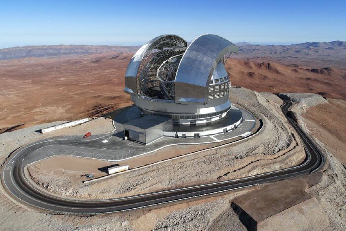 Este es el prototipo del telescopio.