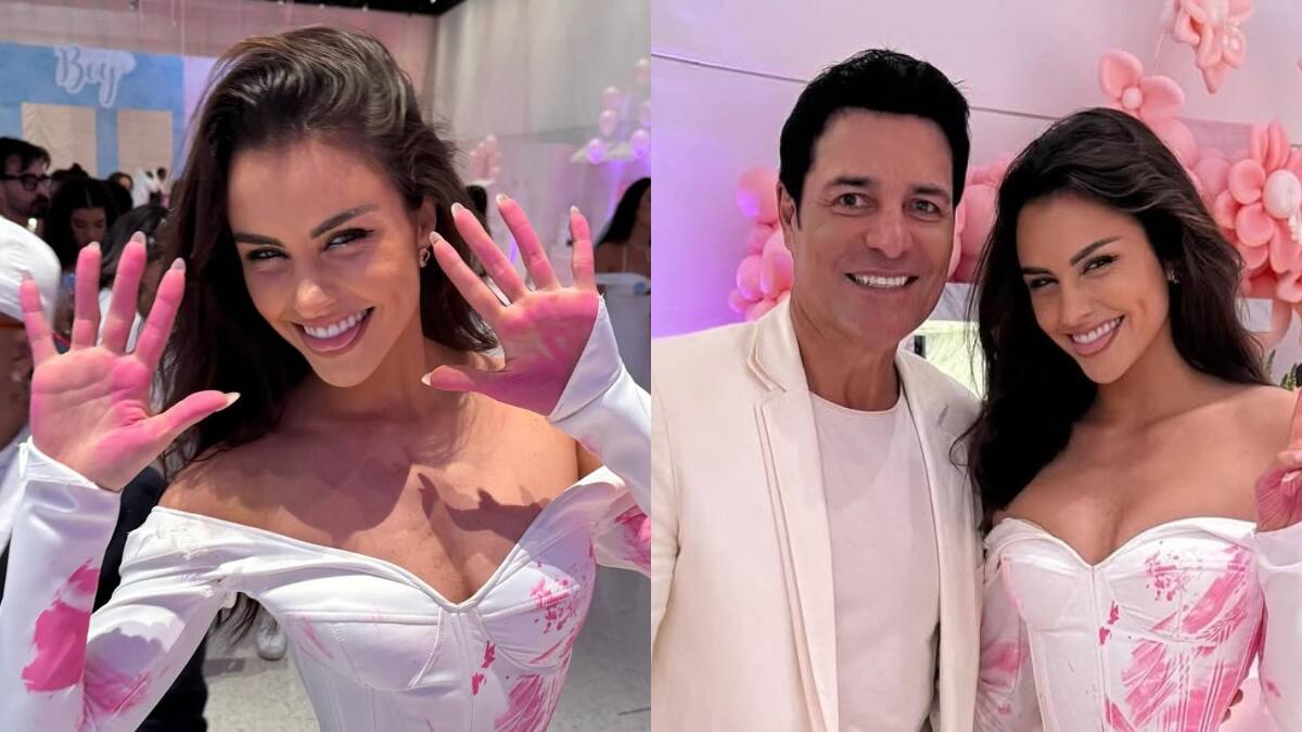 Emilia Dides asistió al Gender Reveal de Lele Pons: se tomó foto con Chayanne