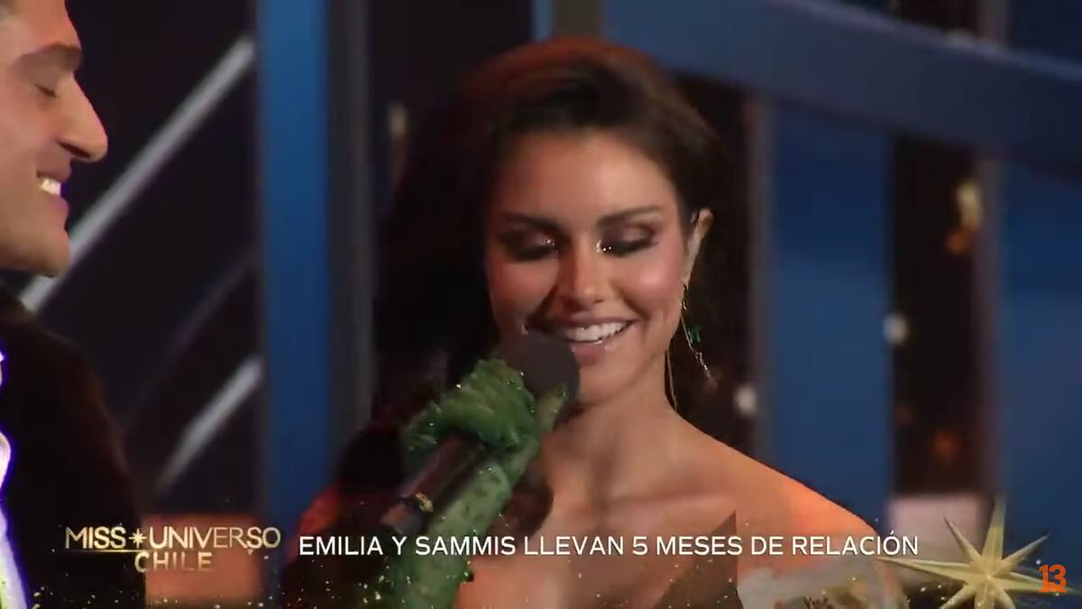 La Miss Universo Chile 2024 respondió con mucho cariño a su pareja, Sammis Reyes.