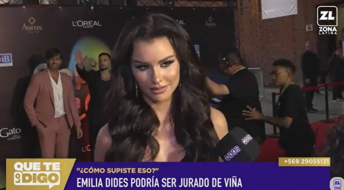 La artista no descartó llegar al Festival de Viña. Créditos: Pantallazo Zona Latina