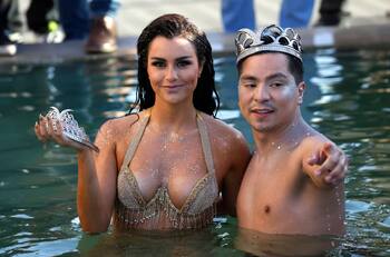 VIDEO | Revive el piscinazo de Camilo González, el nuevo rey del Festival de Viña 2025