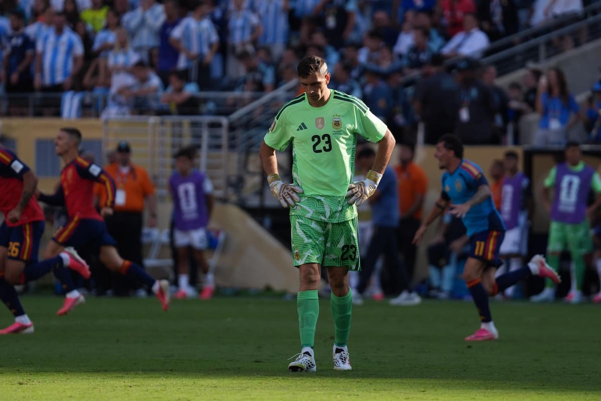El arquero durante la final del Mundial 2026. Foto: EFE.