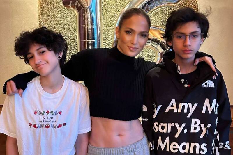 son hijos de Marc Anthony y Jennifer López.