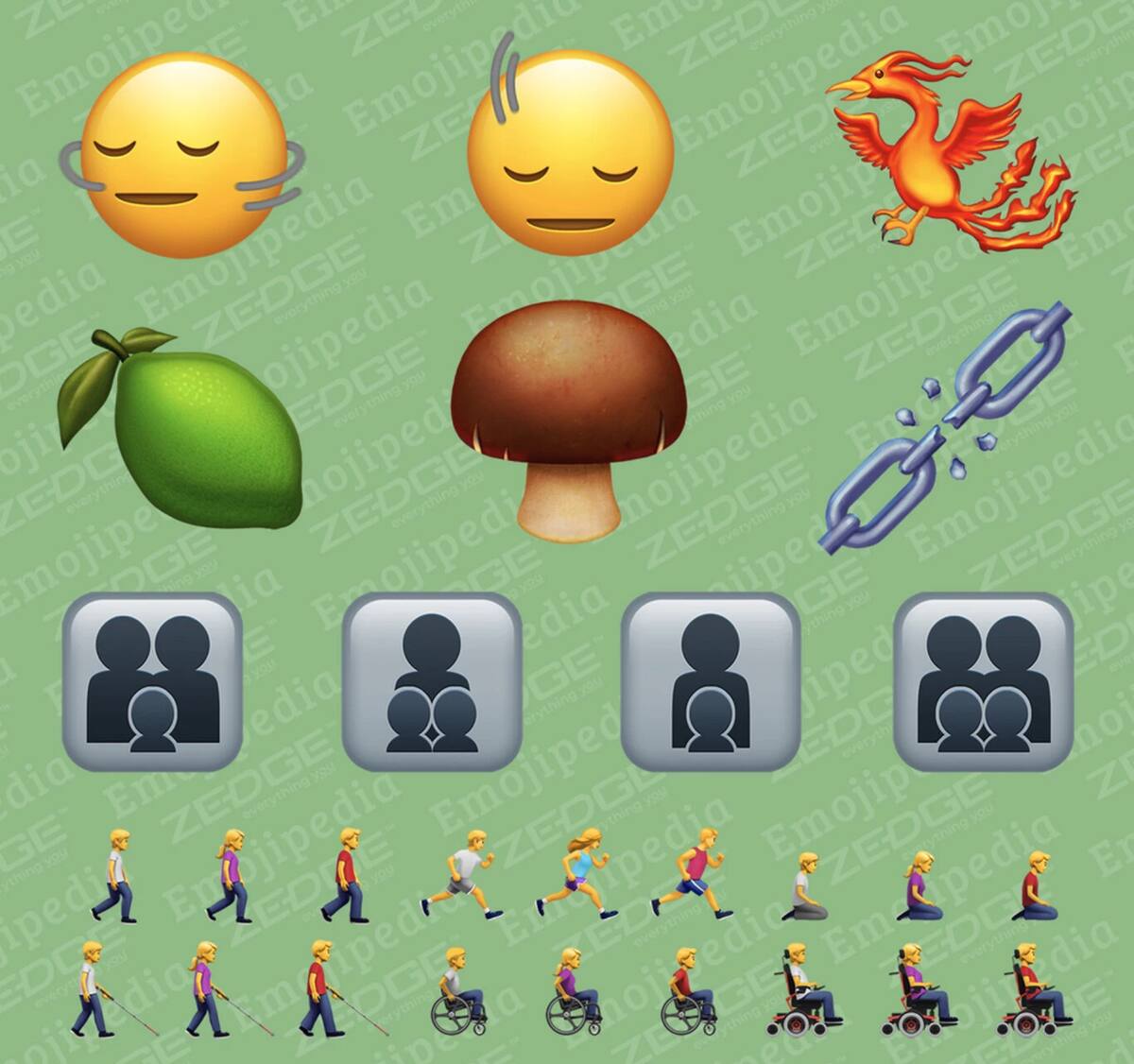 Emoticones de iOS17.4