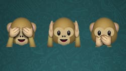 Emojis de WhatsApp: ¿Qué significan los tres monitos en tus chats?