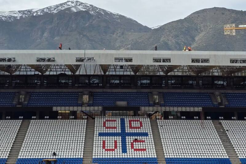 esperan inaugurar el Claro Arena a fines de julio o principio de agosto.