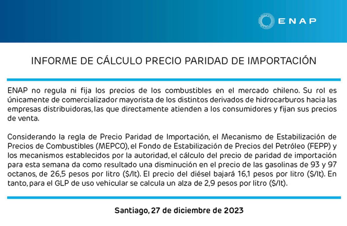 Informe de la ENAP