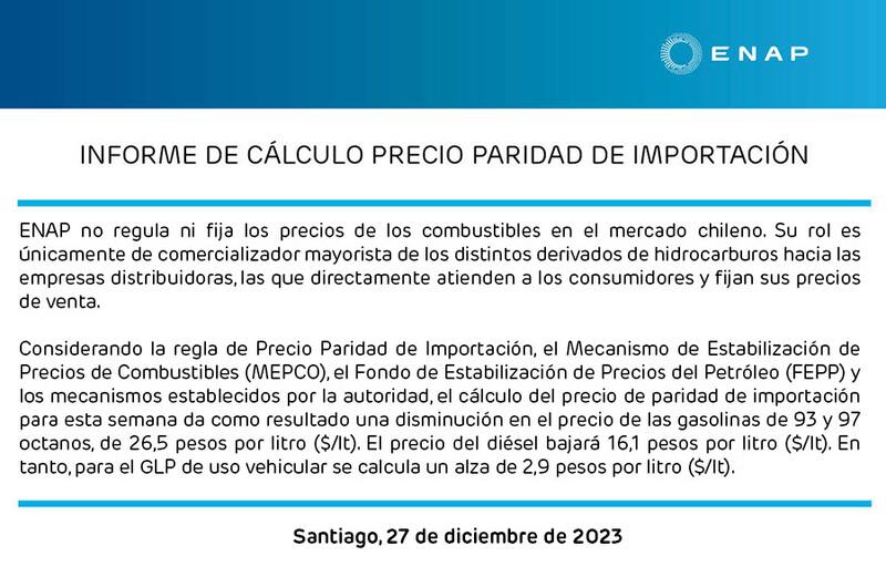 Informe de la ENAP