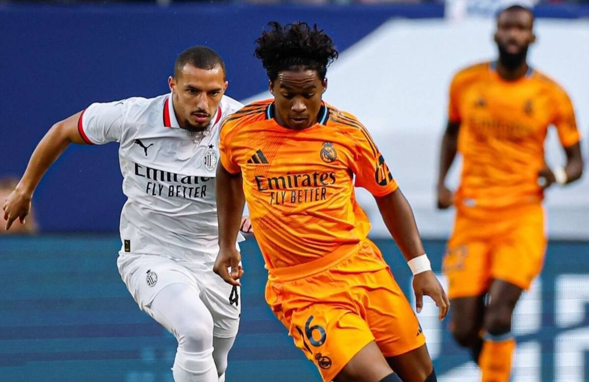 El brasileño jugó su primer encuentro con la camiseta Merengue. Créditos: @realmadrid.