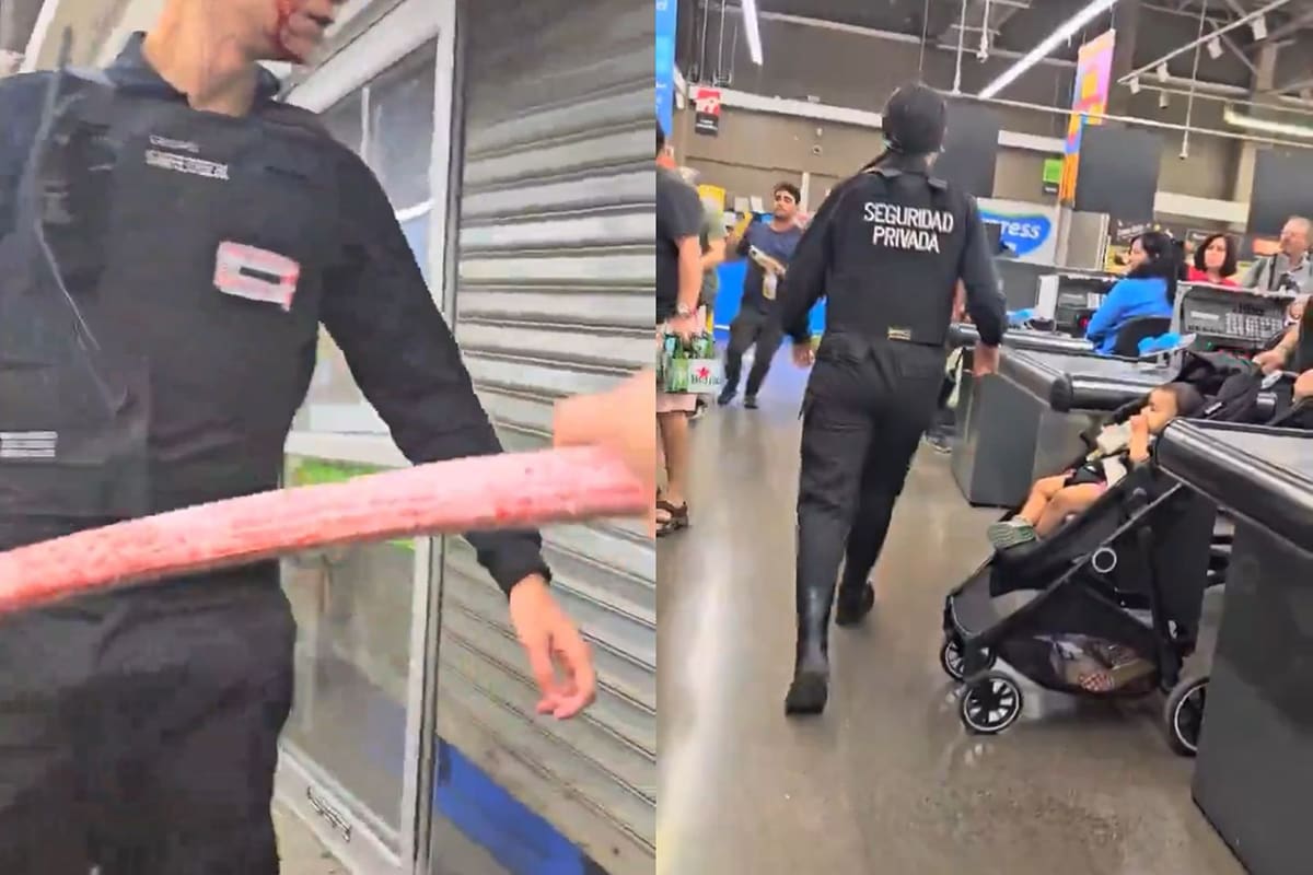 Ni autoridades ni el supermercado se habían pronunciado todavía. Créditos: Captura Video @camilaemiliasv