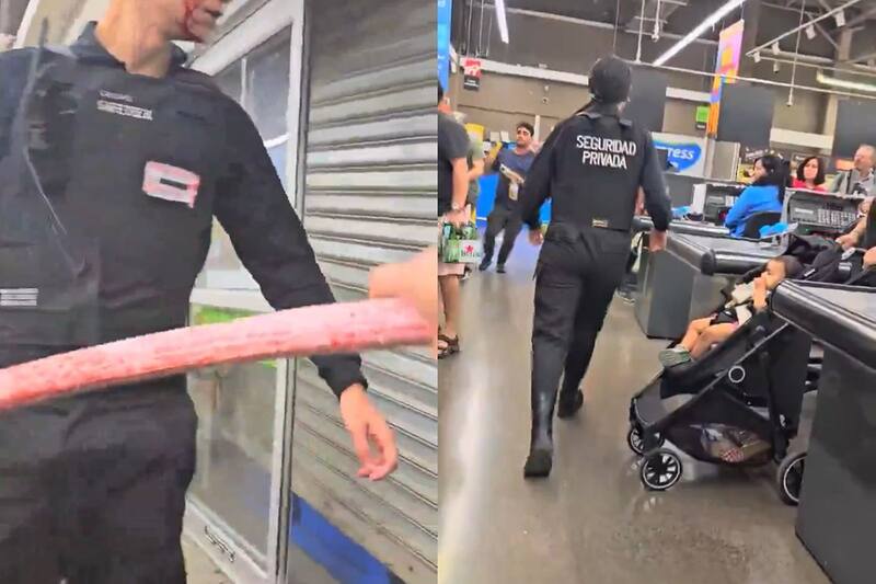 Ni autoridades ni el supermercado se habían pronunciado todavía. Créditos: Captura Video @camilaemiliasv