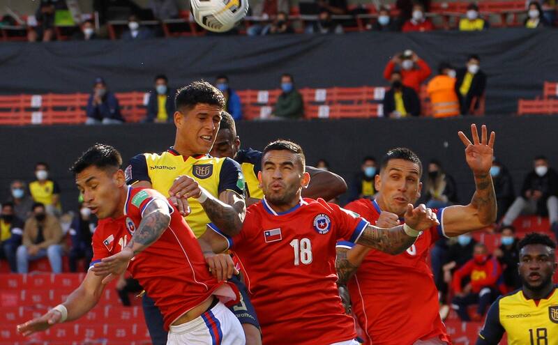 jugando por La Roja.