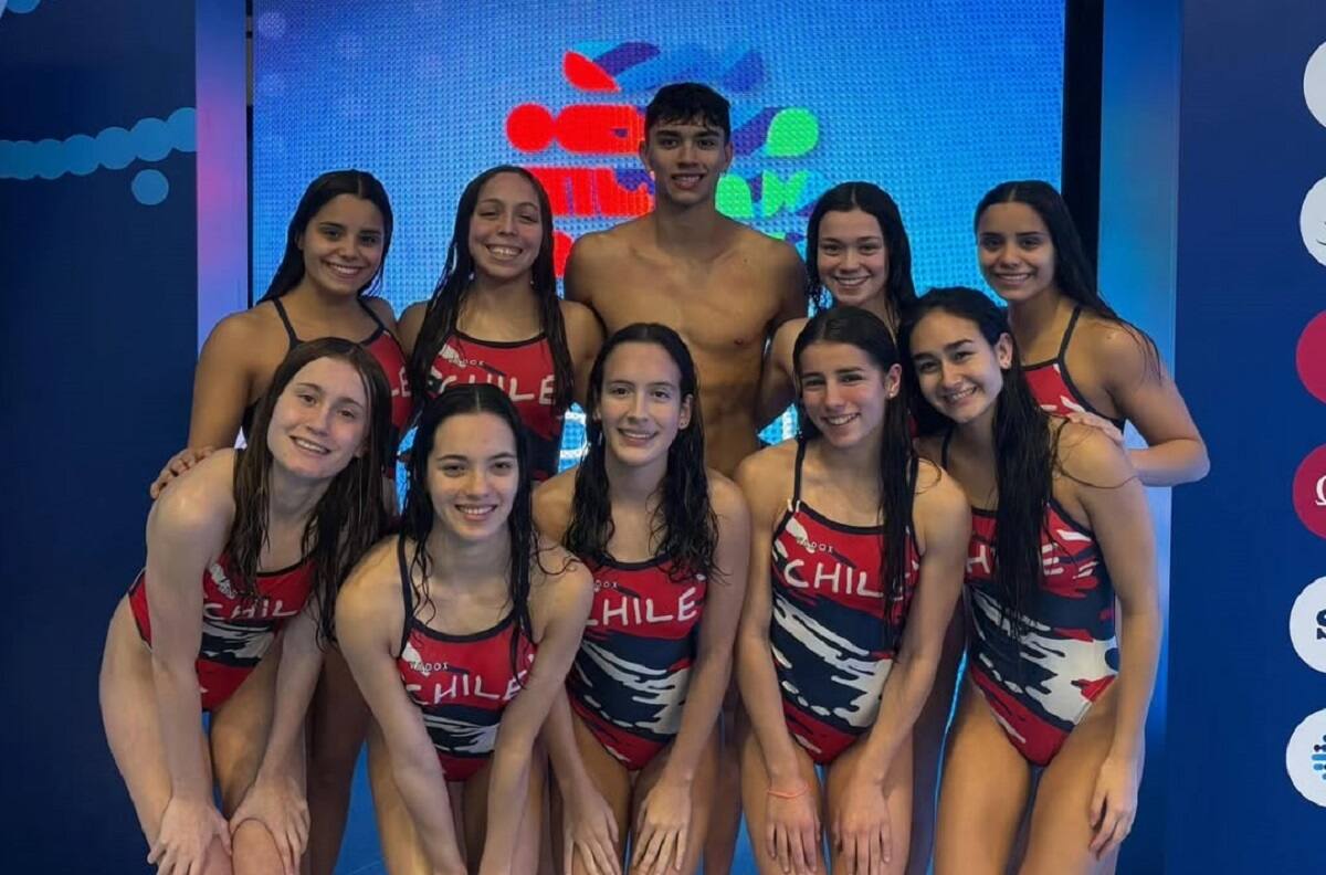 Chile se lució en el Mundial de Natación con estas maravillosas rutinas en nado sincronizado