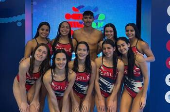 Chile se lució en el Mundial de Natación con estas maravillosas rutinas en nado sincronizado