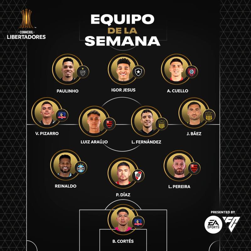 Equipo Ideal de la Copa Libertadores.