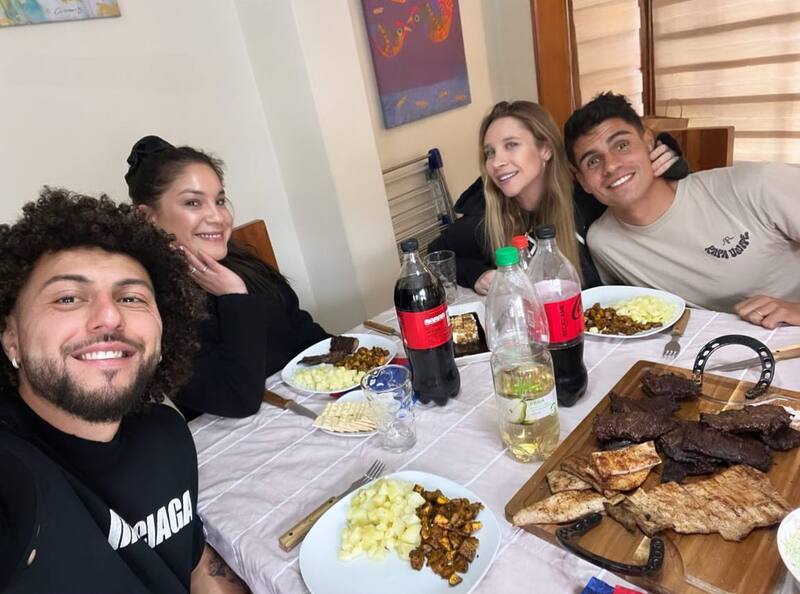 Disfrutó estas fiestas patrias junto a la familia de Maximiliano Falcón.