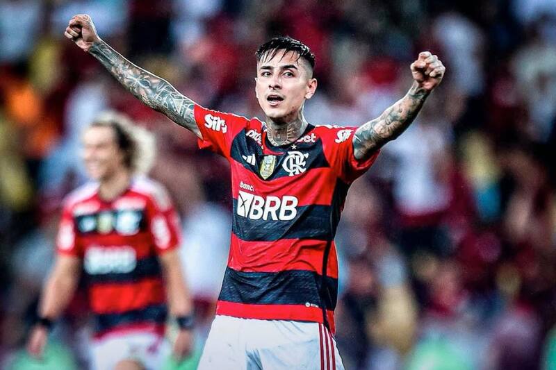 quiere ser campeón estadual con Flamengo. Foto: Instagram @e.pulgar.13
