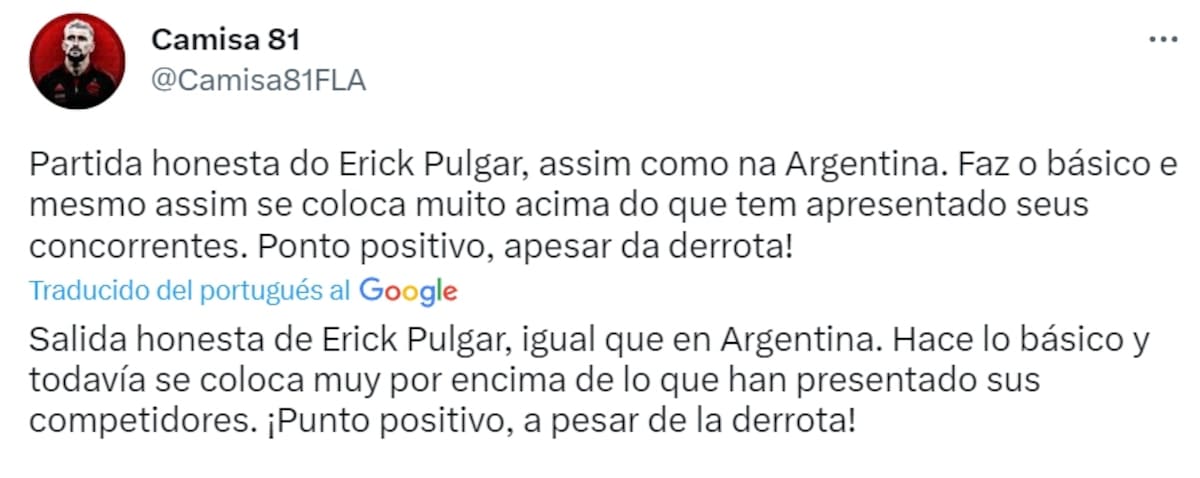 Elogios para Pulgar