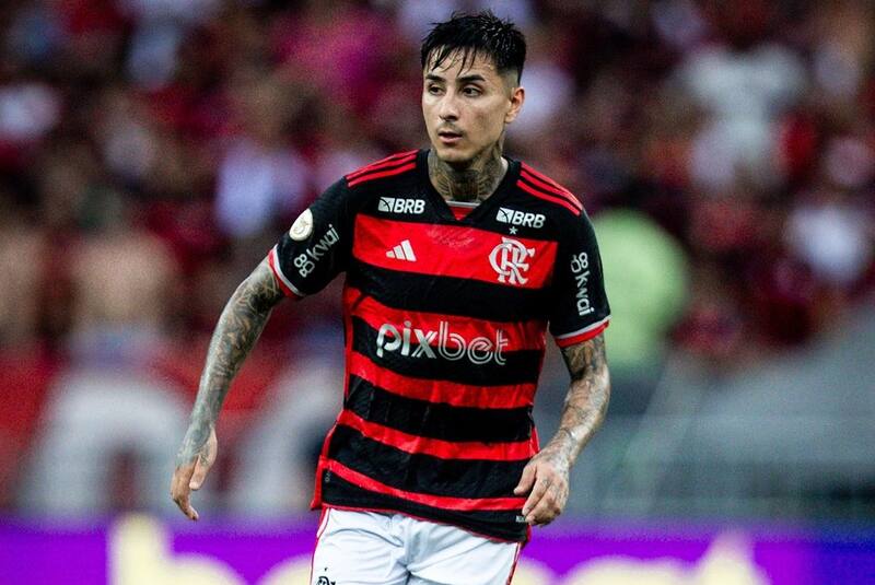 Erick pulgar ha recibido 18 tarjetas en este 2024. Foto: @erickoficial